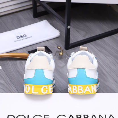 Dolce & Gabbana Custom 2.Zero Low-Top Sneakers – Multicolor Patchwork