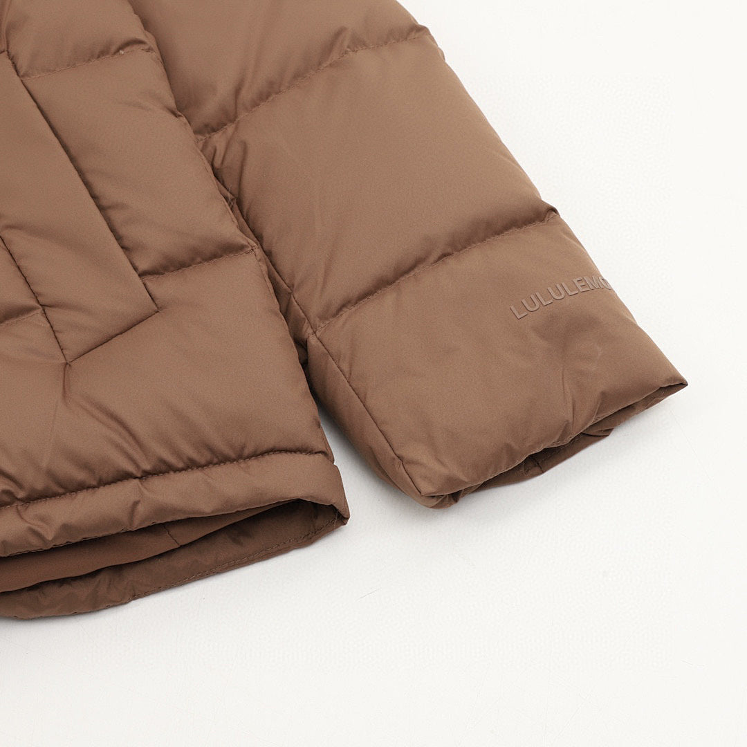 Lululemon Warrior Puff Cropped Down Jacket (5-Baffle Design)