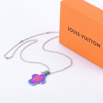 Louis Vuitton Iridescent Vivienne Pendant Necklace