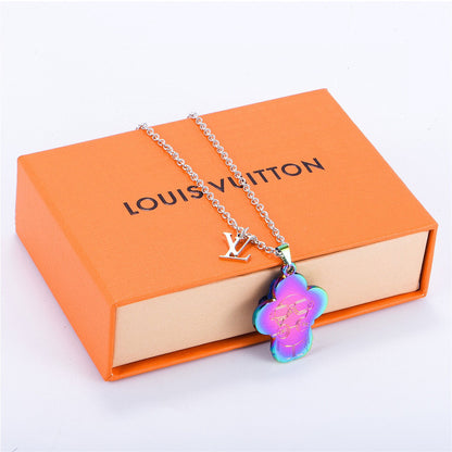 Louis Vuitton Iridescent Vivienne Pendant Necklace
